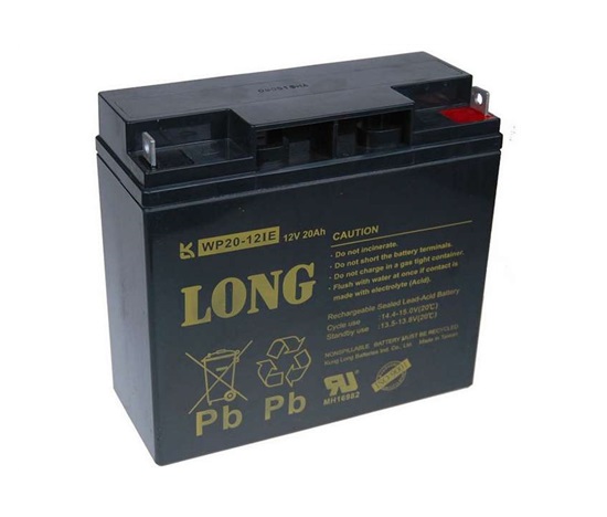 Long 12V 20Ah olověný akumulátor DeepCycle AGM F3