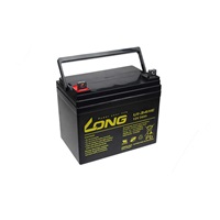 Long 12V 34Ah olověný akumulátor DeepCycle AGM F4