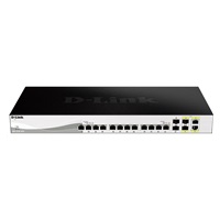 D-Link DXS-1210-16TC 16-port 10Gigabit Smart Managed Switch, 12x 10GbE RJ45, 2x 10GbE SFP+, 2x 10GbE RJ45/SFP+ combo