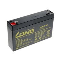 Long 6V 7Ah olověný akumulátor F1