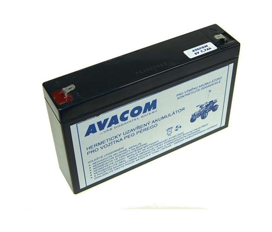 AVACOM Náhradní baterie (olověný akumulátor) 6V 7Ah do vozítka Peg Pérego F1
