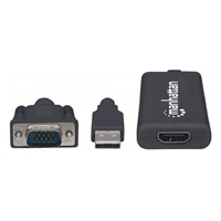 MANHATTAN Převodník z VGA a USB na HDMI