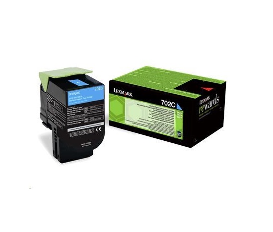 LEXMARK Cyan toner 702M pro CS310/410/510 z programu Lexmark Return (1 000 stran)