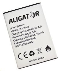 Obr. Aligator baterie Li-Ion 2000 mAh pro Aligator S515 Duo  657206a