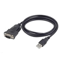 GEMBIRD Kabel adapter USB-serial 1,5m 9 pin (com), černý