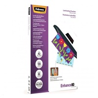 Laminovací fólie Fellowes A3 80 mic samolepící, balení 100 ks