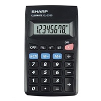 SHARP kalkulačka - EL-233SBBK - blister