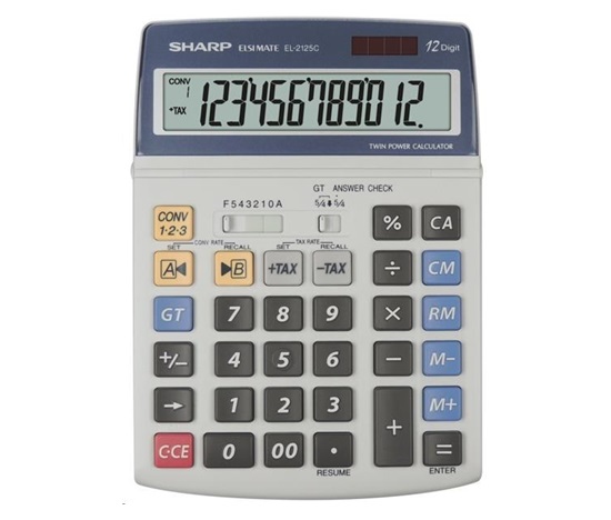 SHARP kalkulačka - EL2125C - gift box