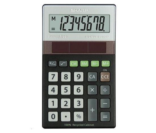 SHARP kalkulačka - ELR277BBK - blister