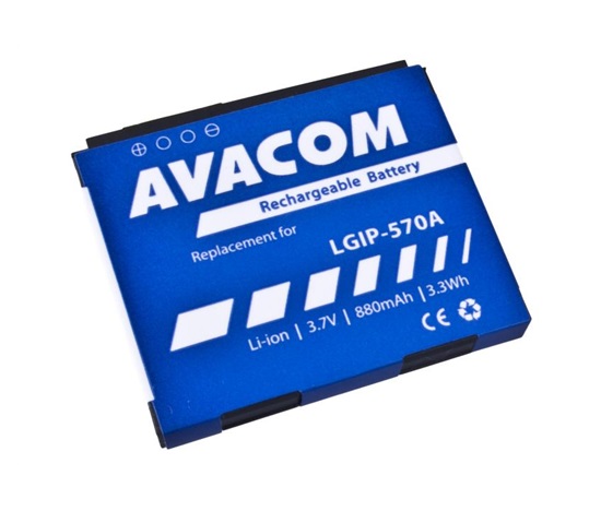 AVACOM baterie do mobilu LG KP500 Li-Ion 3,7V 880mAh (náhrada LGIP-570A)
