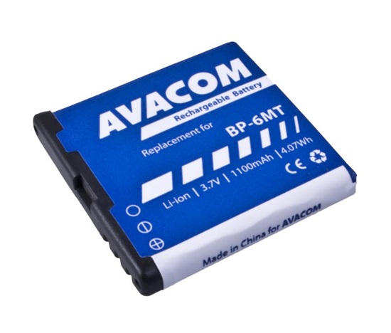 AVACOM baterie do mobilu Nokia E51, N81, N81 8GB, N82, Li-Ion 3,6V 1100mAh (náhrada BP-6MT)