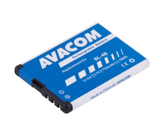 AVACOM baterie do mobilu Nokia 6111 Li-Ion 3,7V 750mAh (náhrada BL-4B)