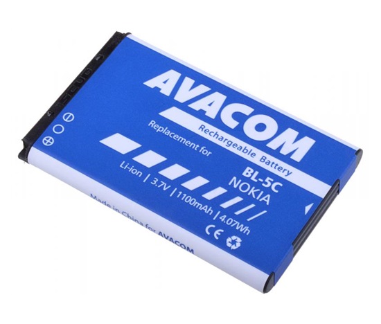 AVACOM baterie do mobilu Nokia 6230, N70, Li-Ion 3,7V 1100mAh (náhrada BL-5C)