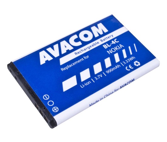 AVACOM baterie do mobilu Nokia 6300 Li-Ion 3,7V 900mAh (náhrada BL-4C)