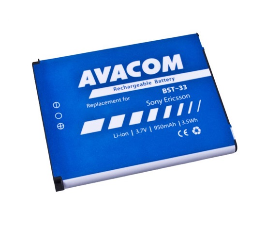 AVACOM baterie do mobilu Sony Ericsson K550i, K800, W900i Li-Ion 3,7V 950mAh (náhrada BST-33)