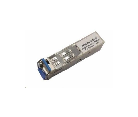 SFP WDM transceiver 1,25Gbps 1000BASE-BX10 SM 10km TX 1550nm LC simp 0-70°C 3,3V, HP/H3C komp, DMI (JD099B)