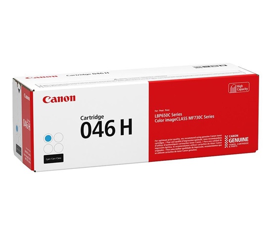 Canon TONER CRG-046HC azurový pro i-SENSYS LBP653cdw, LBP654cx, MF732cdw, MF734cdw, MF735cx (5000 str.)