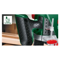 Bosch POF 1200 AE horní frézka, 1200 W, Softgrip, předvolba otáček, aretace vřetena