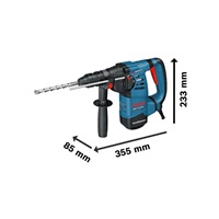 Bosch GBH 3-28 DRE vrtací kladivo s SDS plus, 800 W, 0 - 4.000 příklepů/min, 0 - 900 ot/min