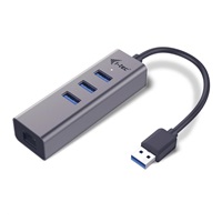 i-tec USB 3.0 Metal HUB 3 Port + Gigabit Ethernet Adapter