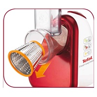 Tefal MB756G31 Fresh Express+ elektrické struhadlo, 200 W, plnící trubice, 5 strouhacích nástavců