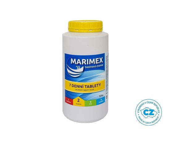 Marimex 7 Denní tablety 1,6 kg - bazénová chemie - DEZINFEKCE