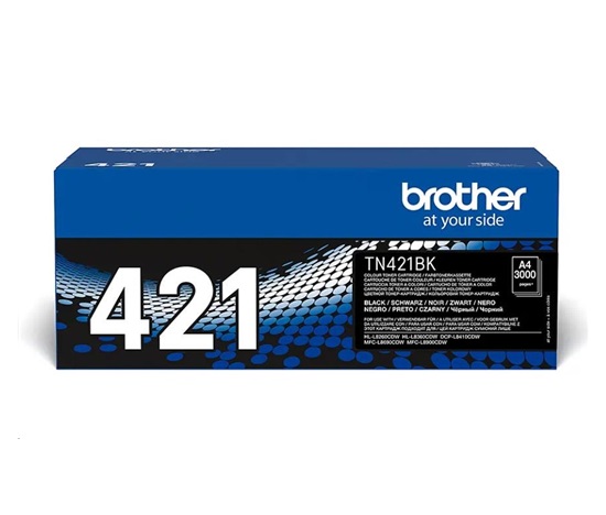 BROTHER Toner TN-421BK pro HL-L8260CDW/HL-L8360CDW/DCP-L8410CDW, 3.000 stran, Black