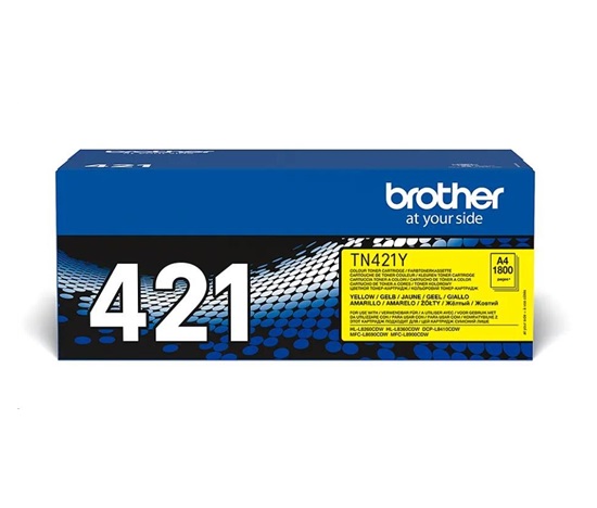 BROTHER Toner TN-421Y pro HL-L8260CDW/HL-L8360CDW/DCP-L8410CDW, 1.800 stran, Yellow