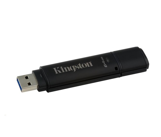 Kingston Flash Disk IronKey 64GB DataTraveler 4000 G2DM (USB 3.0, 256-bit šifrování AES)