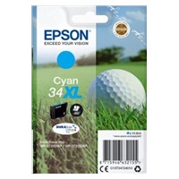 EPSON ink bar Singlepack "Golf" Cyan 34XL DURABrite Ultra Ink 10,8 ml, BAR 950 stran