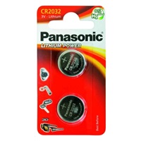 PANASONIC Lithiová baterie (knoflíková) CR-2032EL/2B 3V (Blistr 2ks)