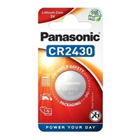 PANASONIC Lithiová baterie (knoflíková) CR-2430EL/1B  3V (Blistr 1ks)