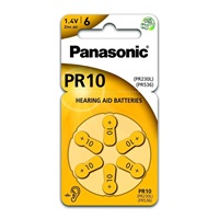 PANASONIC Zinkovzduchová baterie PR-230(10)/6LB AAA 1,2V (Blistr 6ks)