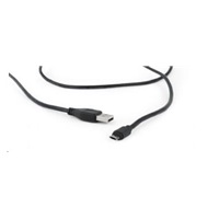 GEMBIRD Kabel MicroUSB oboustranný univerzální konektor, 1,8m, černý