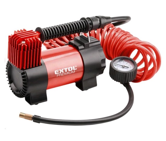Extol Premium kompresor auto 12V v tašce s příslušenstvím, 12V, 10,3bar CC 160 8864001