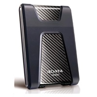 ADATA Externí HDD 4TB 2,5" USB 3.1 DashDrive Durable HD650, černý (gumový, nárazu odolný) – náhled 1