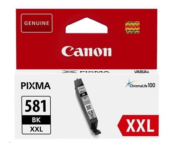 Canon CARTRIDGE CLI-581 XXL černá pro PIXMA TS615x, TS625x, TS635x, TR7550, TS815x (6 360 str.)