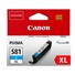 Canon CARTRIDGE PGI-580XL azurová pro PIXMA TS615x, TS625x, TS635x, TR7550, TS815x (519  str.)