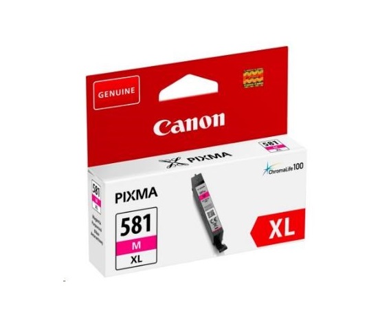 Canon CARTRIDGE PGI-580XL purpurová pro PIXMA TS615x, TS625x, TS635x, TR7550, TS815x (466 str.)