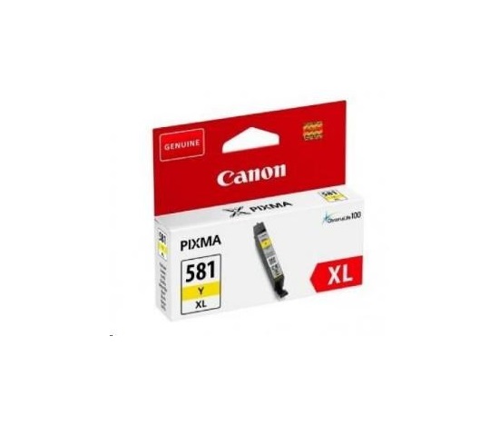 Canon CARTRIDGE CLI-581XL žlutá pro PIXMA TS915x, TS815x, TS615x, TS515x, TR8550, TR7550
