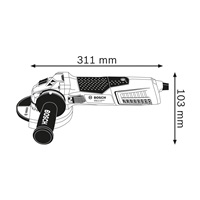 BOSCH GWS 19-125 CI, úhlová bruska, 1.900 W, 11.500 ot/min, 125 mm