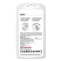 TRANSCEND DIMM DDR3 4GB 1600MHz 1Rx8 CL11