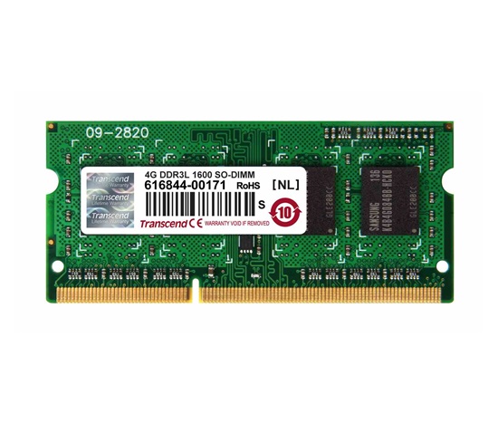 TRANSCEND SODIMM DDR3L 4GB 1600MHz 1Rx8 CL11