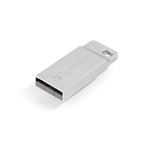 VERBATIM Flash Disk 16GB Metal Executive, USB 2.0, stříbrná
