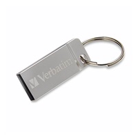 VERBATIM Flash Disk 64GB Metal Executive, USB 2.0, stříbrná