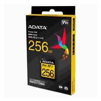 ADATA SDXC karta 256GB Premier One UHS-II U3 Class 10 (R:275/W:155 MB/s)