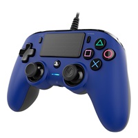 Nacon Wired Compact Controller - ovladač pro PlayStation 4 - modrý