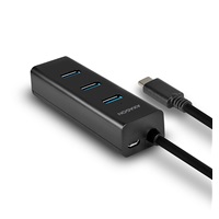 AXAGON HUE-S2C, 4x USB 3.0 CHARGING hub, micro USB nap. konektor, kabel USB-C 40cm