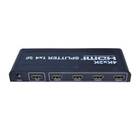 PremiumCord HDMI splitter 1-4 porty, kovové pouzdro, 4K, FULL HD, 3D