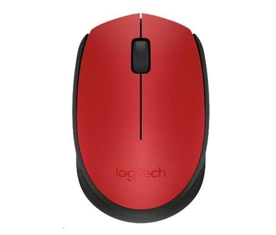 Logitech Wireless Mouse M171, red